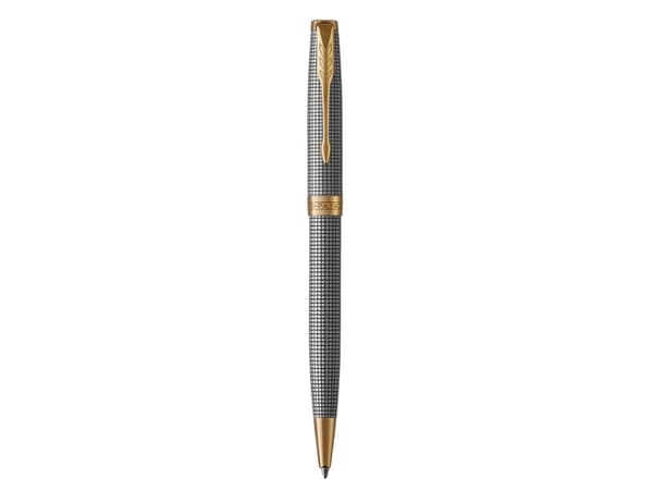 Parker 1931492, Svart, Svart, Guld, Silver, Medium, Rund, Metall, Silver, Guld