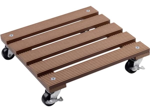Metafranc WU0825100 Transportrullevogn WPC Bæreevne (max.): 60 kg 300 mm x 300 mm x 73 mm Antal hjul 4