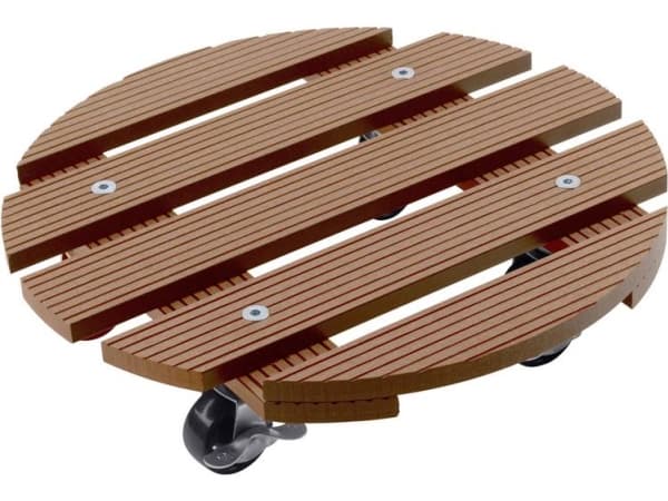 Metafranc WU0825120 Transportrullevogn WPC Bæreevne (max.): 60 kg 300 mm x 73 mm Antal hjul 4