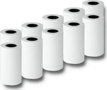 Qoltec - Vit - Roll (5.7 cm x 7 m) 10 rulle (rullar) termisk kvittopapper