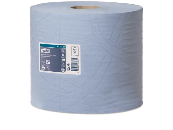 Aftørringsrulle Tork W1/W2 3-lag 23.5 cm x119 m Blå,2 rl/krt