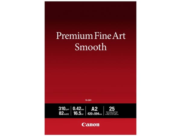 Canon Premium FA-RG1 - Bomull - ru - 21,5 mille - A2 (420 x 594 mm) - 320 g/m² - 25 ark kunstpapir - for imagePROGRAF PRO-1000