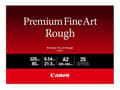 Miniatyrbilde 1 av 5: Canon Premium FA-RG1 - Bomull - ru - 21,5 mille - A2 (420 x 594 mm) - 320 g/m² - 25 ark kunstpapir - for imagePROGRAF PRO-1000