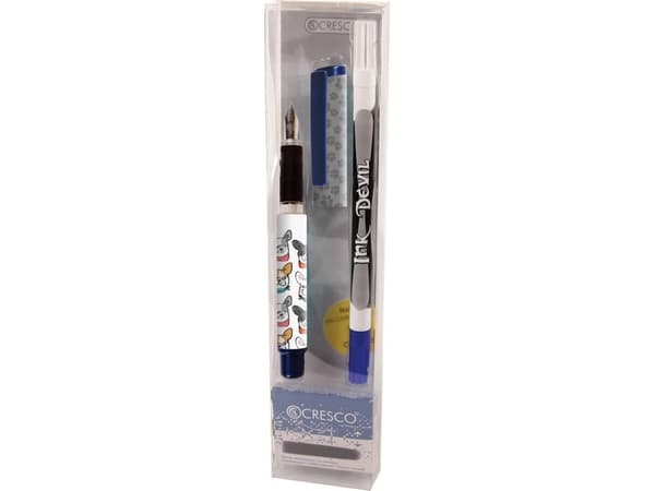 Cresco Go Pen reservoarpenna + suddgummi + 6 patroner