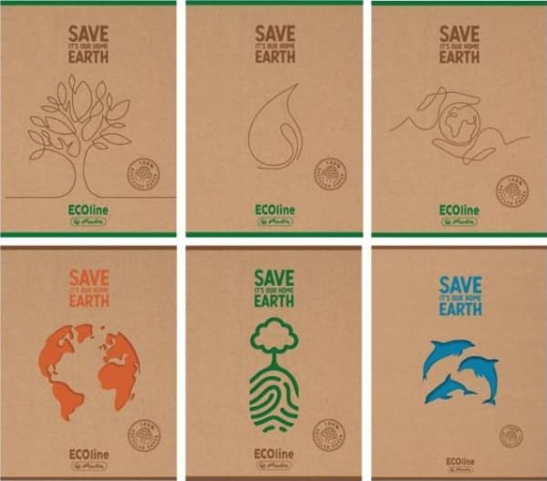 Herlitz Notebook A5/60K Eco Line (5 pcs)