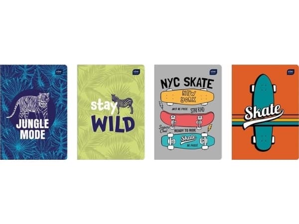 Interdruk Notebook A5/32K TrendsBoys color line UV (10 pcs)