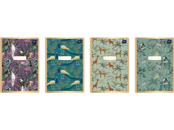 Interdruk Notebook A5/60K, Metalic Gold grid (10 pcs)