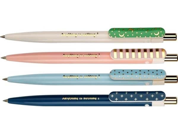 M&amp;G Automatikpenna Simple Me 0,5mm blå 2st