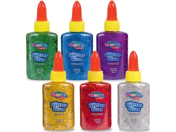Patio Flytende metallisk glitterlim 36 ml - fin Colorino Kids s.12 68734 pris for 1 stk.