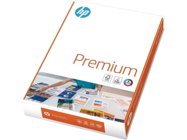 HP Premium 250/A4/210x297, Laser-/Mustesuihkutulostus, A4 (210x297 mm), 250 arkkia, 80 g/m², Valkoinen, 113 µm