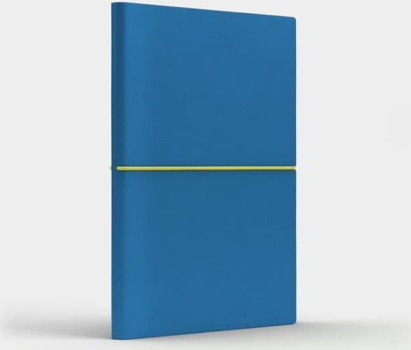 Som U Notebook A5 Fun M prikker blå/sitron |