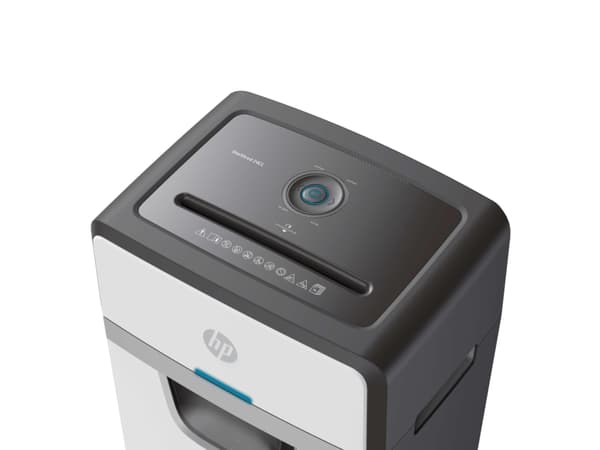 HP OneShred 24CC, Partikkelkutt-makulering, 22 cm, 4 mm, 30 l, 65 dB, Knapper