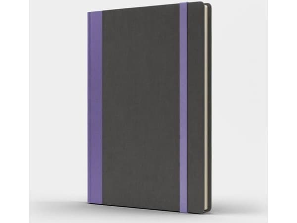 Som U Notebook A5 Pro M+ rutete grå/lilla |