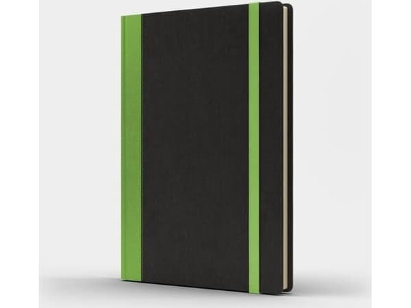 Som U Notebook B5 Pro L prikker svart/lysegrønn