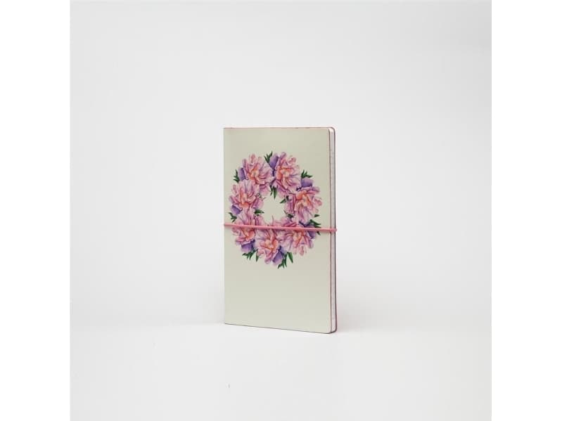 Like U Notebook A5 Ltd M line + flowers grid. Wreath