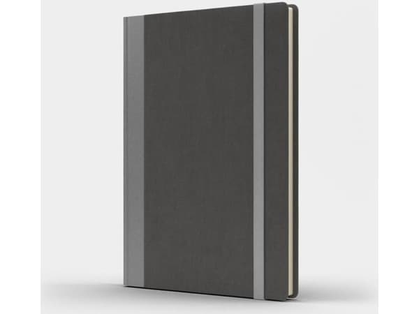 Som U Notebook A5 Pro M+ glatt grå/sølv |