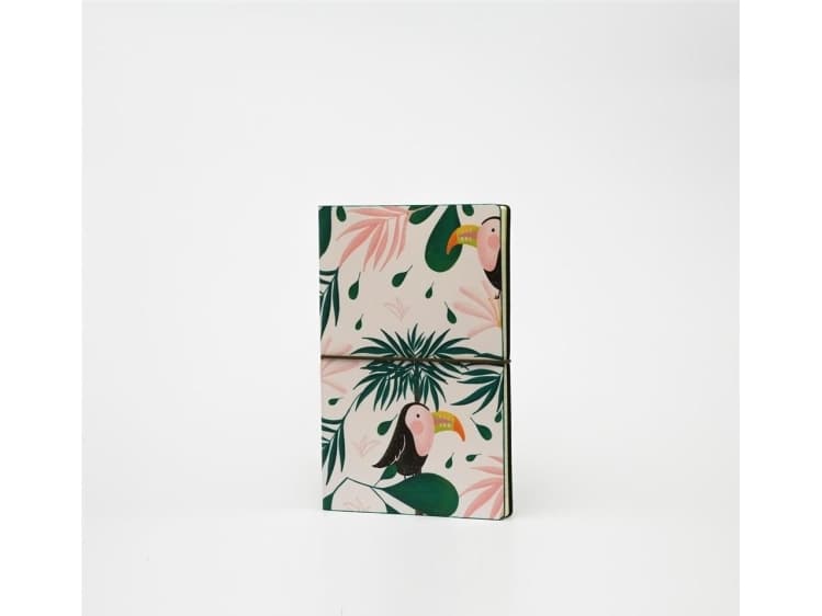 Like U Notebook A5 Ltd M Jungle checkered. Cockatoo