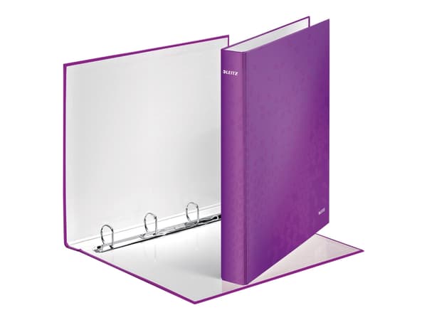 Leitz 42420062 ringpärmar A4 Metallisk, Lila