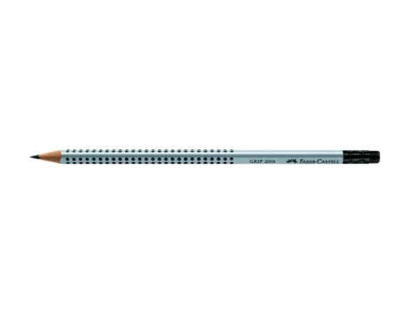 Faber-Castell GRIP 2001, HB, Harmaa, Kolmion muotoinen, 1 kpl