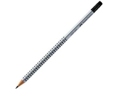 Faber-Castell GRIP 2001, HB, Harmaa, Kolmion muotoinen, 1 kpl