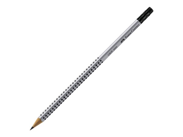 Faber-Castell GRIP 2001, HB, Harmaa, Kolmion muotoinen, 1 kpl