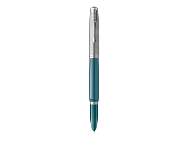 Parker 51, Blå, Palladium, Blå, Palladium, Harts, Rostfritt stål, Presentask, 1 styck