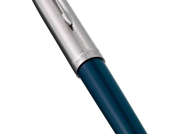 Parker 51, Klämma, Indragbar kulspetspenna med vridfunktion, Påfyllnadsbar, Svart, 1 styck, Medium