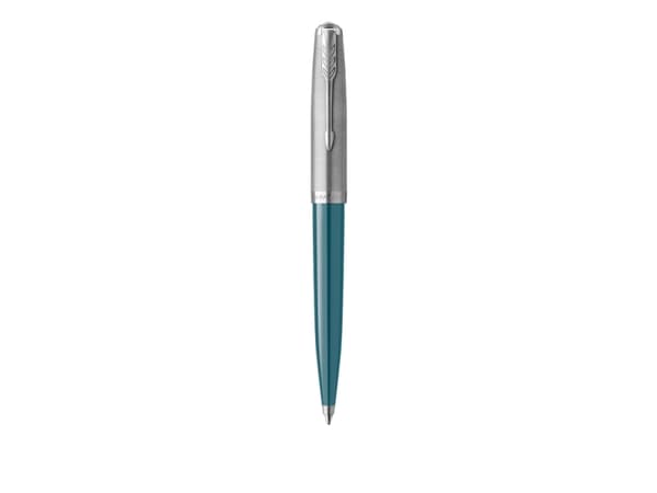 Parker 51, Klips, Kulepenn som åpnes og lukkes ved vridning, Gjenfyllbar, Svart, 1 stykker, Medium