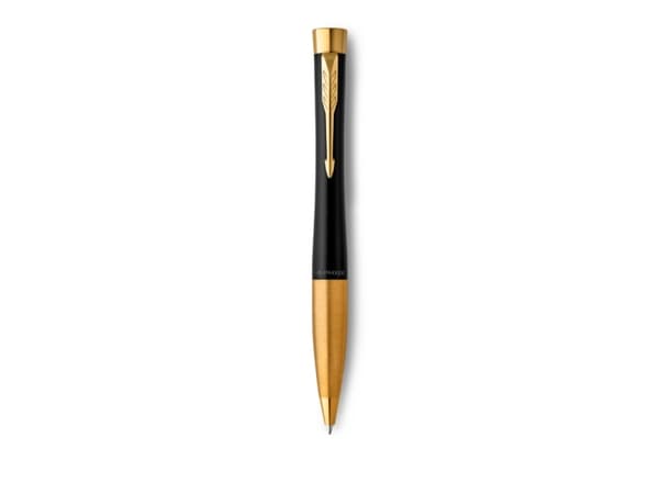 Parker 2143640, Klämma, Indragbar kulspetspenna med vridfunktion, Påfyllnadsbar, Blå, 1 styck, Bold