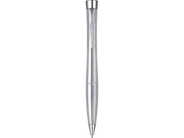 Parker URBAN, Klämma, Indragbar kulspetspenna med vridfunktion, Påfyllnadsbar, Blå, 1 styck, Medium