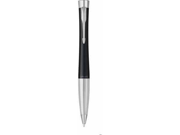Parker URBAN, Klämma, Indragbar kulspetspenna med vridfunktion, Påfyllnadsbar, Blå, 1 styck, Medium