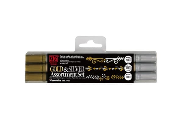 Zig Twin tip gold and silver 3-set