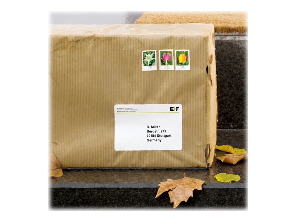 HERMA Special - Polyester - matt - extra starkt självhäftande - vit - 57 x 99.1 mm 250 etikett (er) (25 ark x 10) shipping film labels