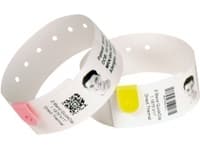 Zebra Z-Band Direct Adult Size - Polypropylen (PP) - adhesiv - 25.4 x 279.4 mm 1050 stk (6 rull(er) x 175) håndleddsbånd - for Zebra HC100, HC100 Pat