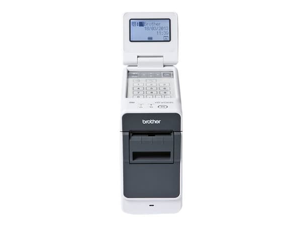 Brother TD-2130N - Etikettskriver - direktetermisk - Rull (6,3 cm) - 300 dpi - inntil 152.4 mm/sek - USB 2.0, LAN, seriell, USB-vert - kutter