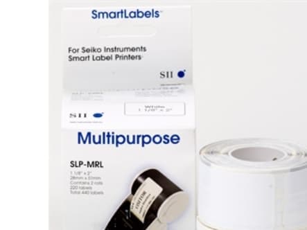 Seiko Instruments SLP-MRL - Hvit - 28 x 51 mm 440 etikett(er) (2 rull(er) x 220) flerbruks merkelapper - for Smart Label Printer 410, 420, 430