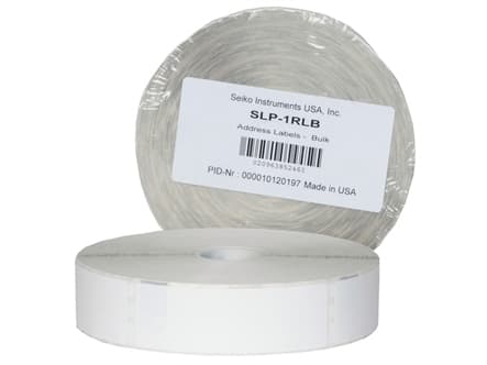 Seiko Instruments SLP-1RLB - Vit - 28 x 89 mm 1000 etikett (er) (1 rulle/rullar x 1000) adresslappar - för Smart Label Printer 440, 440 Office Admini