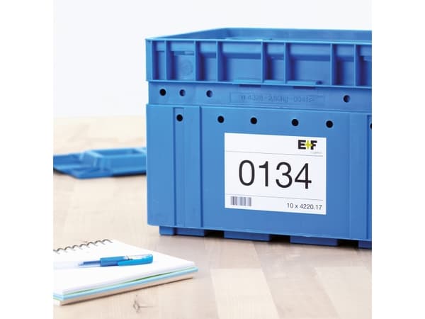 HERMA Premium - Papper - matt - permanent självhäftande - vit - 144 x 105 mm 400 etikett (er) (100 ark x 4) laminerade etiketter