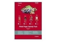 Canon Variety Pack VP-101 - 20 ark fotopapirsett - for PIXMA MG2550, MG3550, MG3650, MG5750, MG5751, MG6450, MG6850, MG7150, MG7750, MG7751