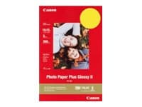 Canon Photo Paper Plus Glossy II PP-201 - Høyblank - 270 mikroner - 100 x 150 mm - 260 g/m² - 5 ark fotopapir - for PIXMA iP2600, iP2700, iP3500, iP4