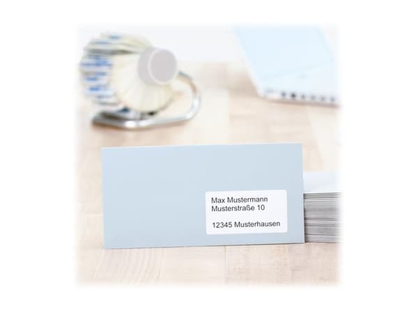 HERMA Premium - Papper - matt - permanent självhäftande - vit - 88.9 x 46.6 mm 1200 etikett (er) (100 ark x 12) laminerade adressetiketter