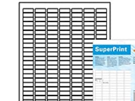 HERMA Premium - Papir - matt - permanent selv-adhesiv - hvit - 25.4 x 10 mm 4725 etikett(er) (25 ark x 189) laminerte etiketter