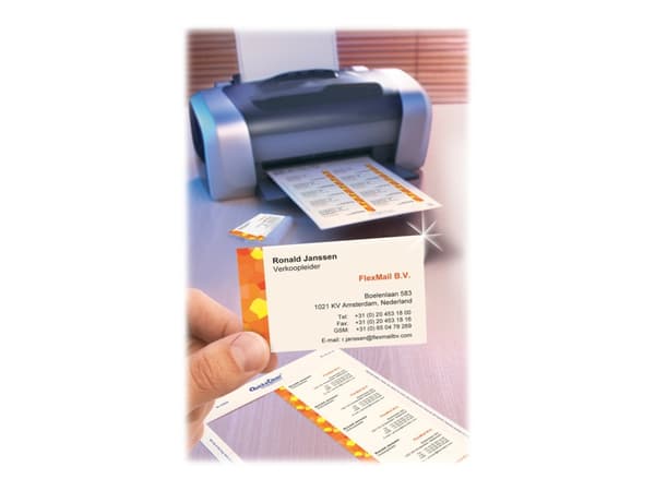 Avery Zweckform C32010-25, Laser/Inkjet, Pahvi, Valkoinen, Matta, 185 g/m², 250 arkkia