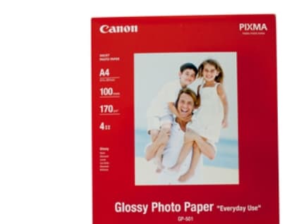Canon GP-501 - Glansigt - 210 mikron - A4 (210 x 297 mm) - 170 g/m² - 5 ark fotopapper