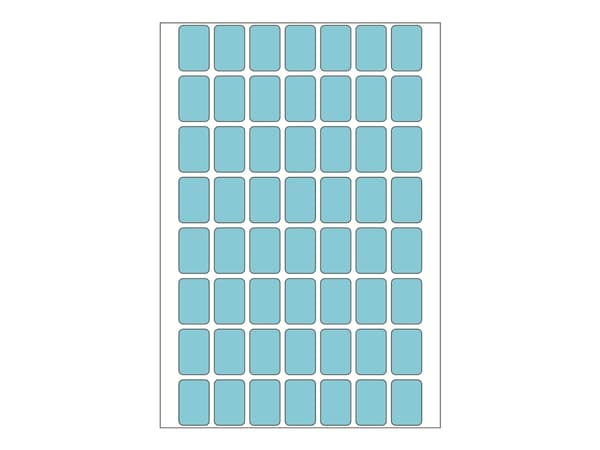 HERMA - Papir - selv-adhesiv - blå - 12 x 18 mm 1792 etikett(er) (32 ark x 56) merkelapper
