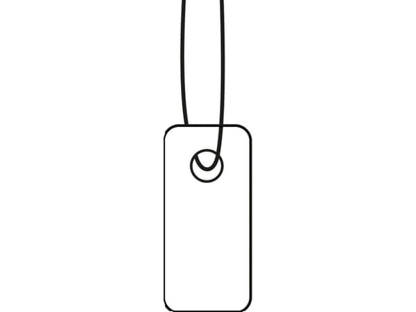 HERMA Strung merkelapper - Hvit - 7 x 15 mm 1000 etikett(er) etiketter for navnelapper