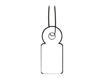 HERMA Strung marking tags - Vit - 10 x 22 mm 1000 etikett (er) taggar för namnskylt