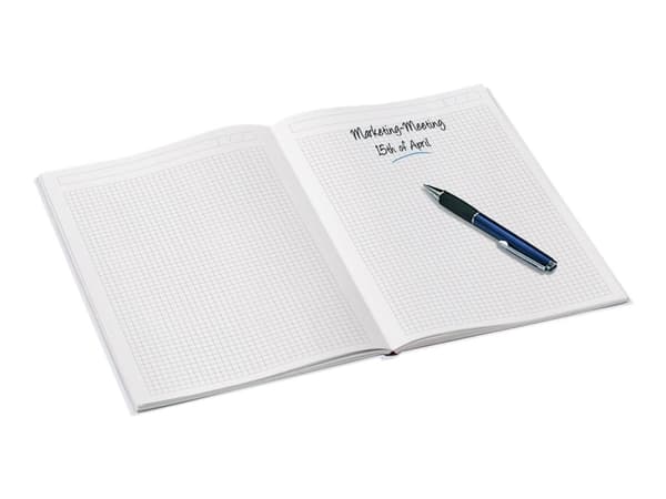 Leitz WOW - Anteckningsblock - fodralbunden - A4 - 80 ark - fyrkantig - pärlvit - kartong