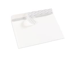 BONG Mailman - Konvolutt - International B4 (250 x 353 mm) - lommebok - åpen ende - selvklebende (Peel & Seal) - utskrivbar - fargekantforing - hvit