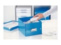 Miniatyrbild 5 av 5: Leitz Click & Store - Förvaringsbox - för A5 (148 x 210 mm) - blå-metallic